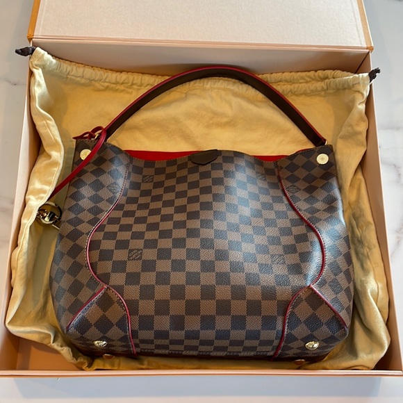 ❣️LIKE NEW❣️💎✨Louis Vuitton❣️ Caissa Damier Ebene Hobo Shoulderbag - Picture 7 of 17